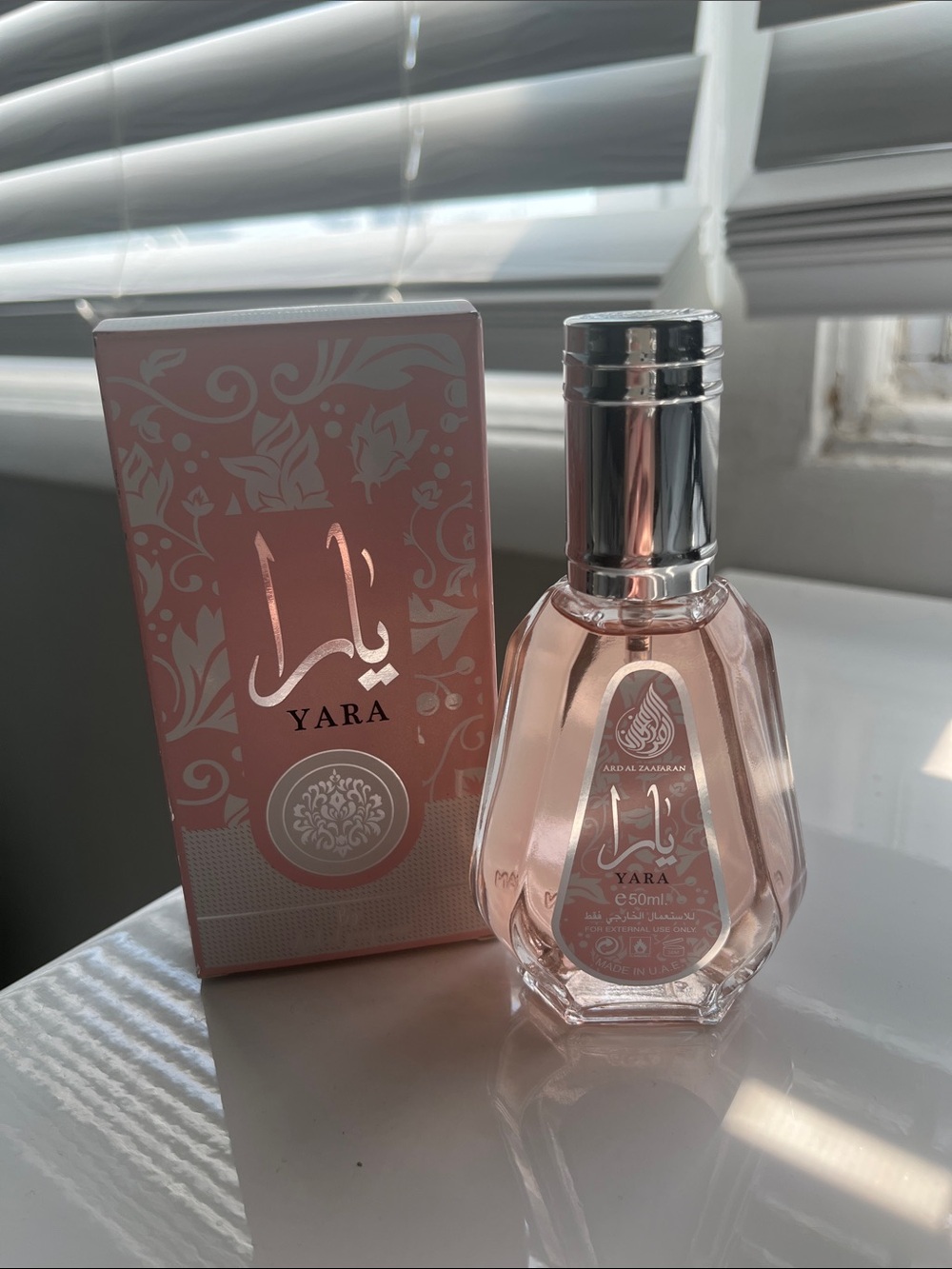 Yara Eau de Parfum - Soft Pink Glass Bottle